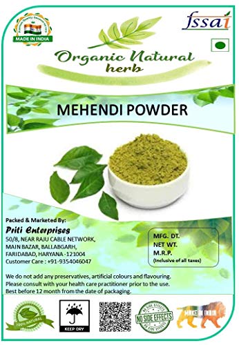Veena Organic Natural HERB Natural Mehndi Henna Powder - (200 Gm) miniatura 2