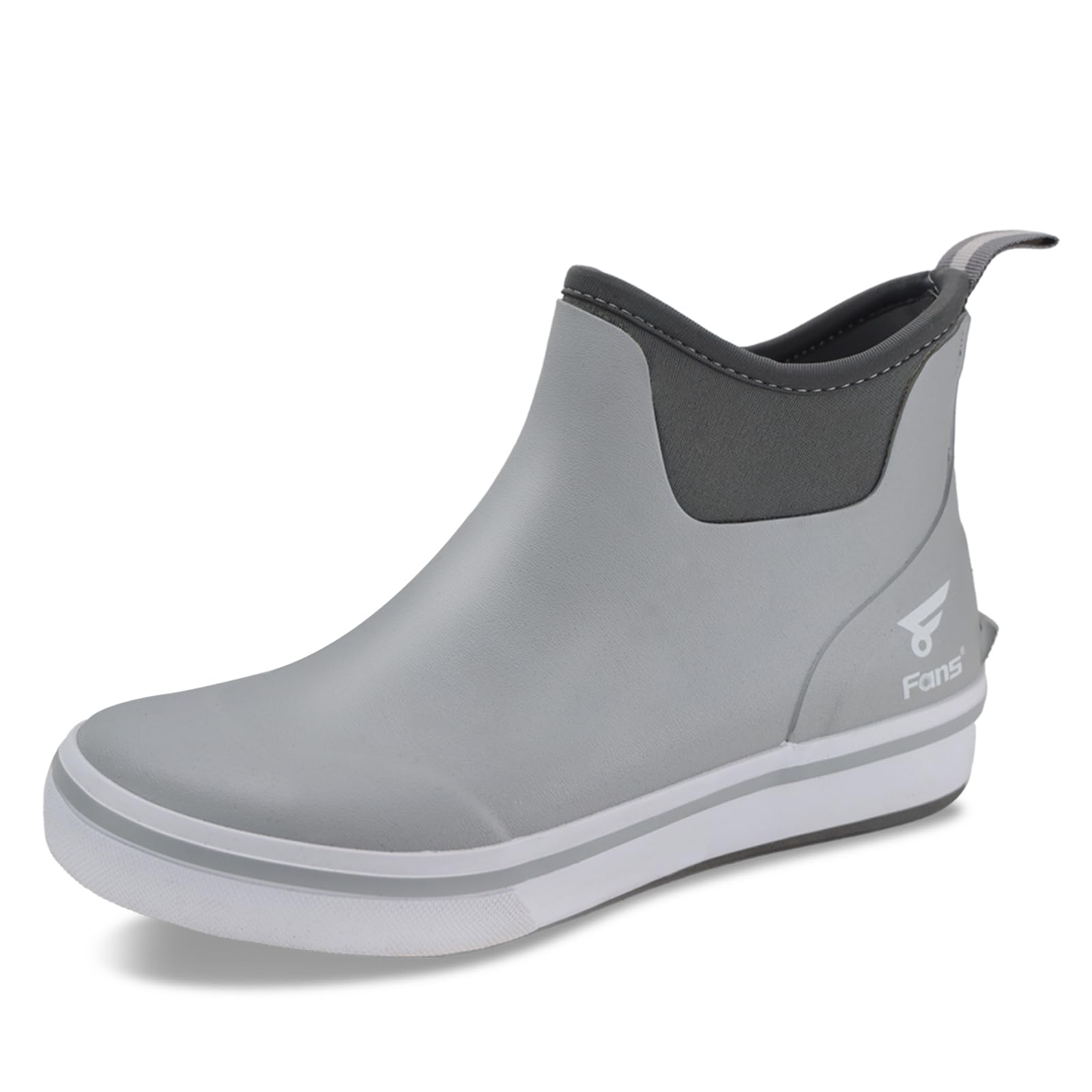 Deck Boots, Waterproof Rubber, Non-Slip Fishing Boating Shoes