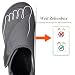 Imagen de Gaatpot Zapatos Diabéticos para Hombre Mujer Extra Anchas Zapatillas Ortopédicos Terapéuticos para Neuropatía Calzado para Edema Artritis Ajustable Gris oscuro 42