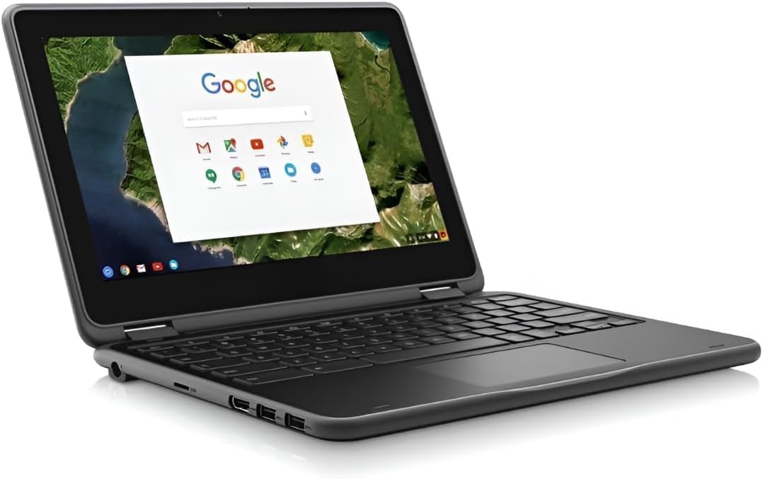 Chromebook 3180 Play store Business Laptop | Intel Celeron Dual-Core Processor | 4GB RAM | 16GB Storage | 11.6