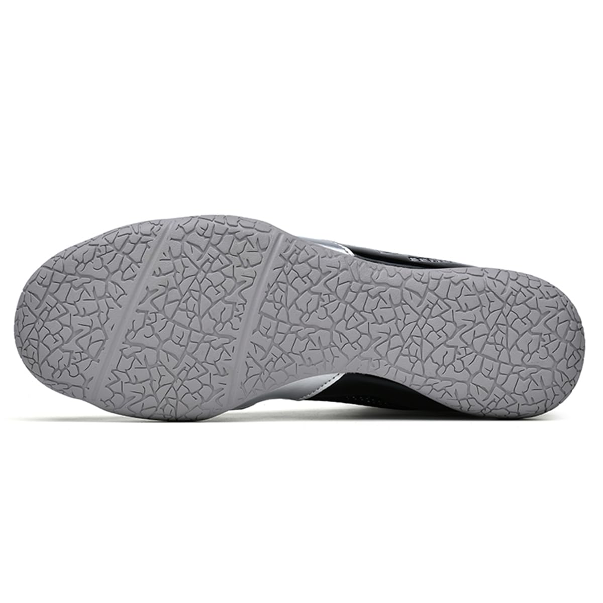 Calzado de Boxeo para Hombre, Botas de Lucha Profesional para Chicos, Zapatillas de Entrenamiento Transpirables Negro-Plata EU 32