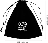 Vista 7 de FOMIYES Bolsa para secador de pelo, bolsa con cordón para secador de pelo, bolsa de almacenamiento con cordón, soporte simple para secadora de pelo