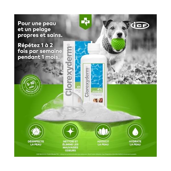 Shampoos für Haustiere Clorexyderm Sh 4% 250 Ml – Bild 8