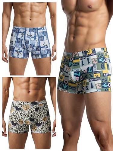 Image of CK INNERWEAR Presents Printed Lycra Ice Silk Underwear for Men