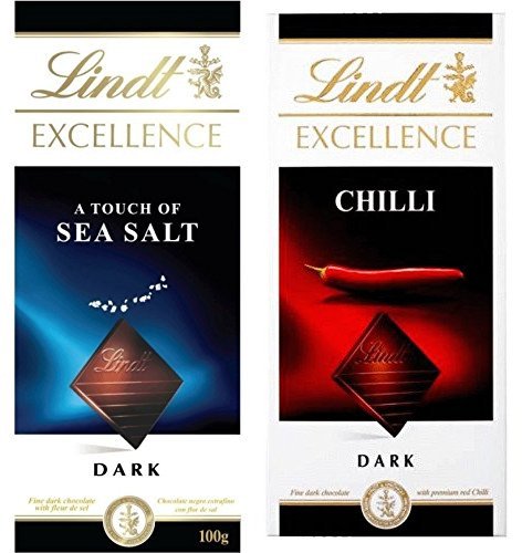Combo of Excellence Sea Salt Touch + Chilli Chocolate- 100g