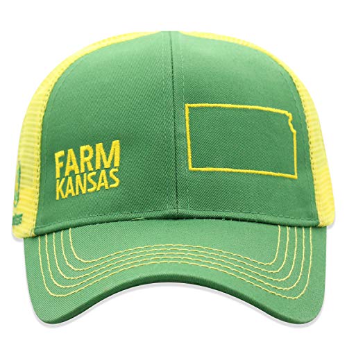 Casquette John Deere enfant Kansas mesh ajustable pour garçon et fille