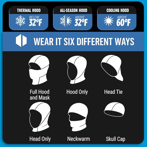 Image of Sports Unlimited Adult /Kids Hood, Football Shiesty Mask, Ski Mask for Men and Women, Summer Balaclava (Warm /Cooling Options)