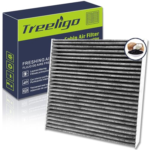 Treeligo CF11182 Cabin Air Filter, Replacement for Civic 2016-2024 CRV 2017-2024 CRZ 2011-2016 Fit 2009-2020 Odyssey 2018-2024 Accord Clarity Insight HRV, w/Upgraded Coconut Shell Activated Carbon