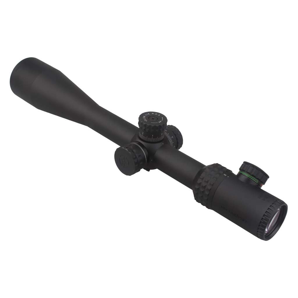 Vector Optics Sentinel 8-32x50 Second Focal Plane (SFP) Riflescope with Red & Green Illuminated Reticle, 30mm Tube, 1/8 MOA per Click Adjustment, Turret Lock System, Free Mount Rings