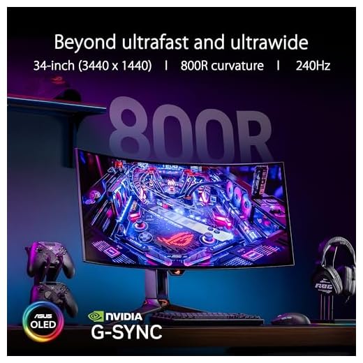 ASUS ROG Swift OLED PG34WCDM Monitor
