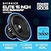 Hifonics 2 Pack Elite 15 Inch Car Mount Subwoofer with Dual 4 Ohm Voice Coil Speaker 3000 Watt Peak Power Mobile Amplifier System, Black
