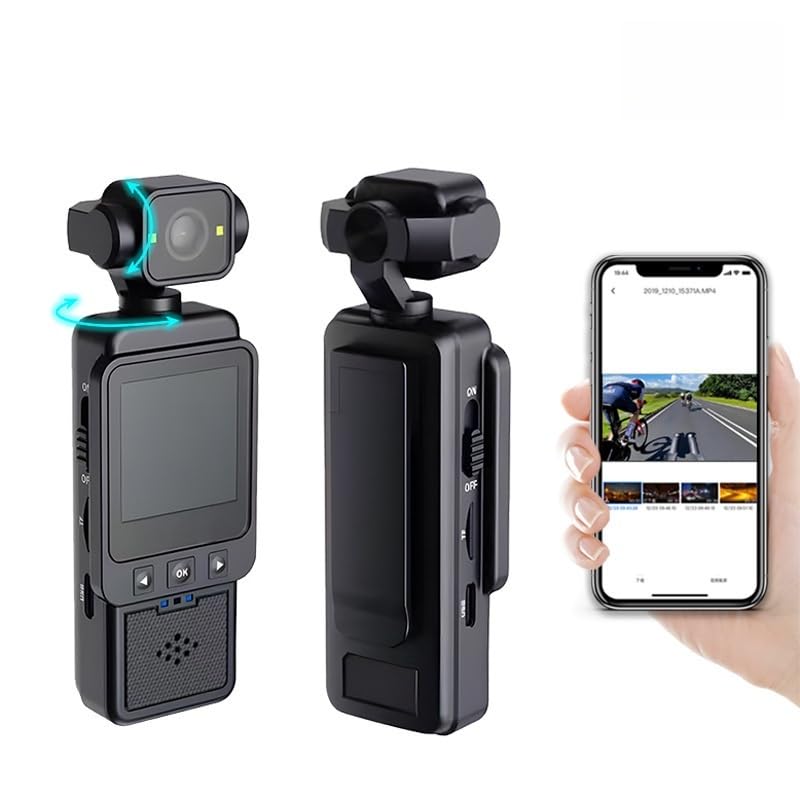 Tangxi 1080P Body Camera with Audio Video Recording, 360° Rotatable Lens, Portable Body Camera with Color LCD Screen and Back Clip-image-14