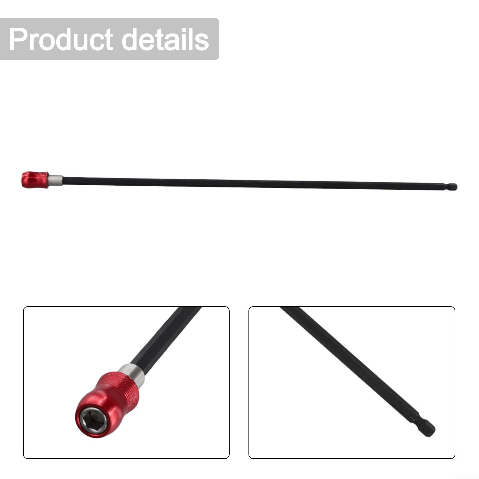 Estensione magnetica per punte da 10,2 cm, per foratura e cacciavite, progettato con codolo esagonale 4 per adattarsi a vari modelli di trapano elettrico (400 mm)