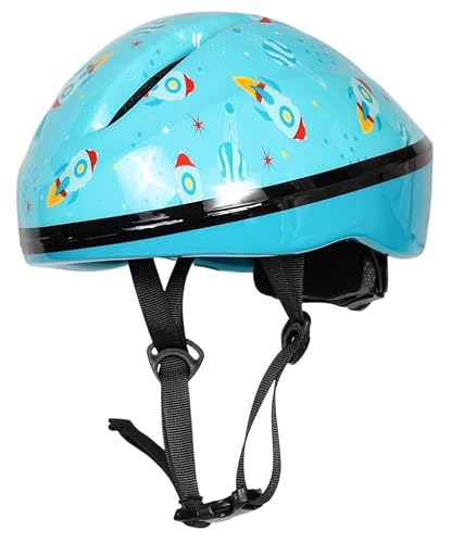Airavat Mini Rider Kids Cycling & Skating Helmet, Aerodynamic Shape, Size Adjustable with Quick Release Buckle (Cyan, Extra Small (44-48 cm))