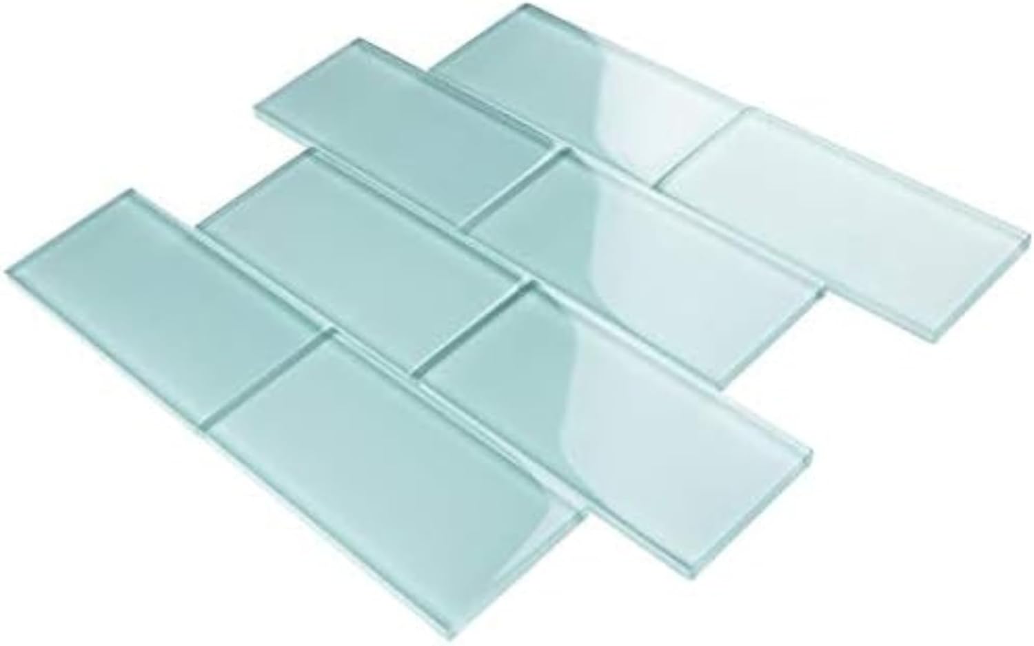 Tenedos Ruby Red 3x6 Glass Subway Wall Tile for Kitchen Backsplash, Bathroom, Shower, Accent Wall & Pool (5 Sqft, 40 Tiles/Box)