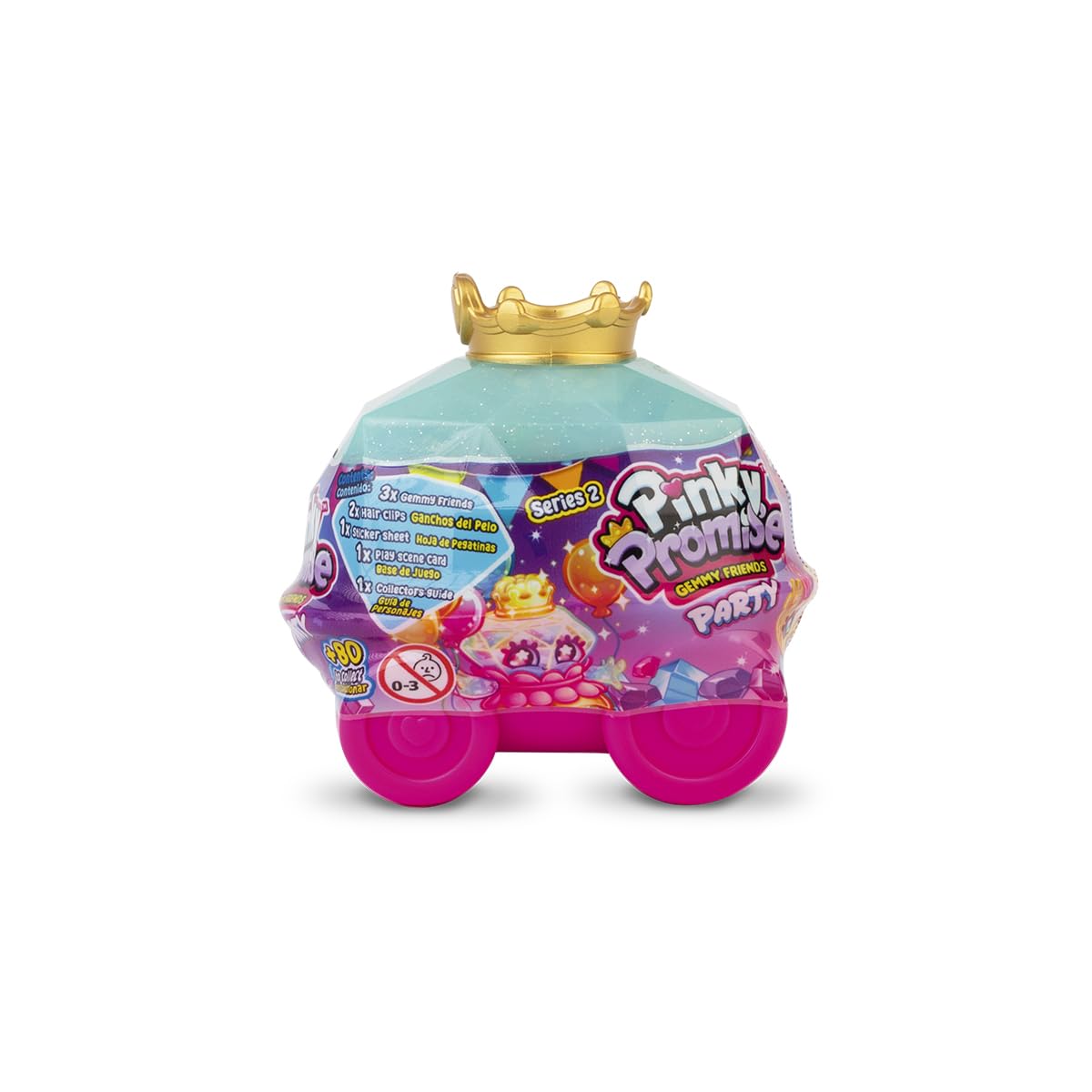 Bizak Promise Pinky - Carrozza Reale Portagioie Con 3 Figure E Accessori, Giocattolo Collezionabile - 2