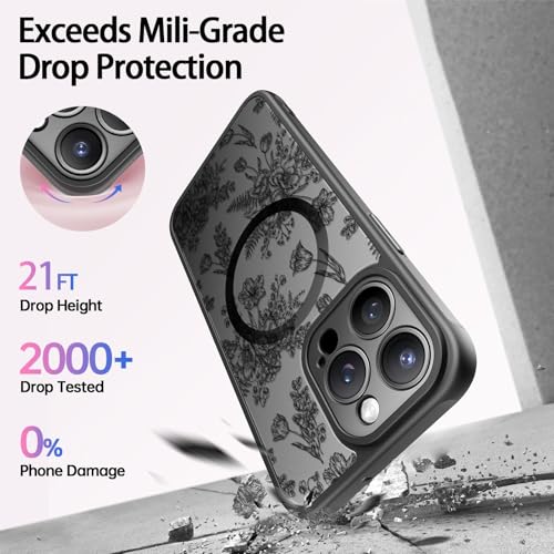 Coque iPhone 11 Pro motif fleurs cadeau idéal filles avec verre privé
