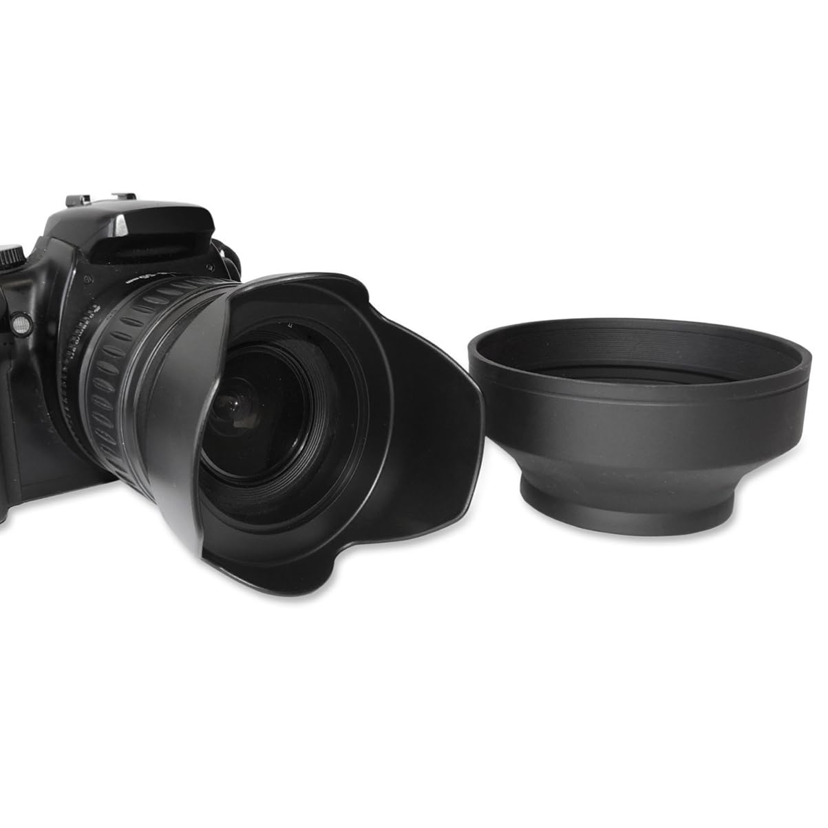 OSALADI Paraluce Per Obiettivo Della Fotocamera Da 58 Mm Design A Petalo Di Fiore Attacco A Vite in Gomma
