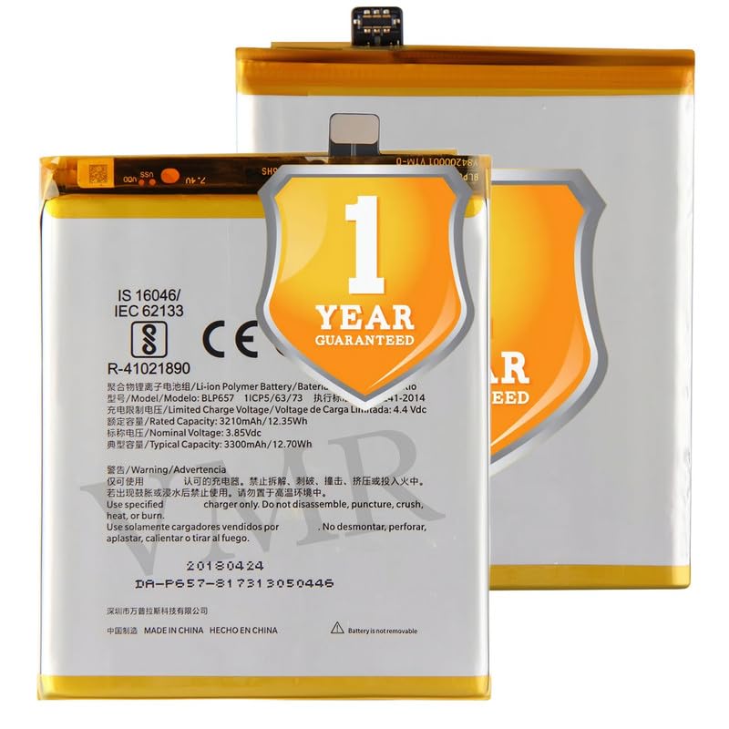 Image of Original BLP657 Battery Compatible for OnePlus 6 (A6000, A6003) - (3300mAh) - 1 Year Warranty K7