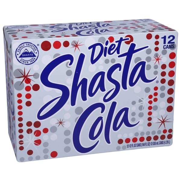 Diet Shasta Cola, 12 Cans
