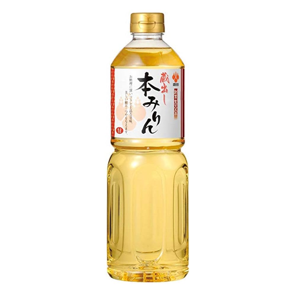 Morita Kuradashi Hon Mirin Sweet Cooking Sake 1L 13.5% Alc./Vol (Pack of 1)