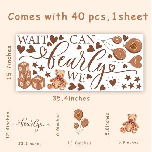 Vinilo decorativo para baby shower con diseño Baby Shower miniatura 5