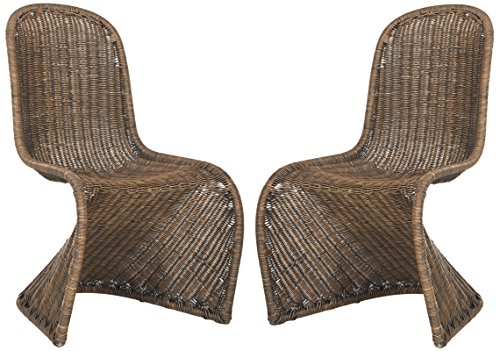 SAFAVIEH Home Collection Tana Wicker Side Chair