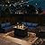 RTDTD Outdoor Patio Furniture Set with Propane Fire Pit Table, 7 Pcs Outdoor Furniture Patio Sectional Sofas Conversation Sets w/ETL Approved 43" Gas Outdoor Fire Table & Coffee Table (Dark Blue)