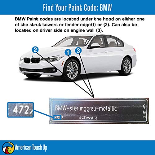 American Touch Up ATU0000BMW Paint (Basecoat/Clearcoat) Compatible With Bmw thumb #1
