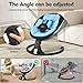 Baby Swing for Infants, Bluetooth Electric Infant Swing with 5 Speed Motions, 12 Soothing Melodies & Remote Control, Portable for Newborns 0-9 Months (Max 20 lbs, Blue)