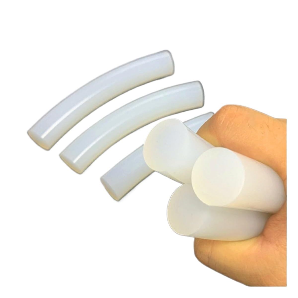 tira del sello de la espuma del silicón, Cordón de silicona macizo blanco 1 a 50 mm diámetro | Diameter 40mm