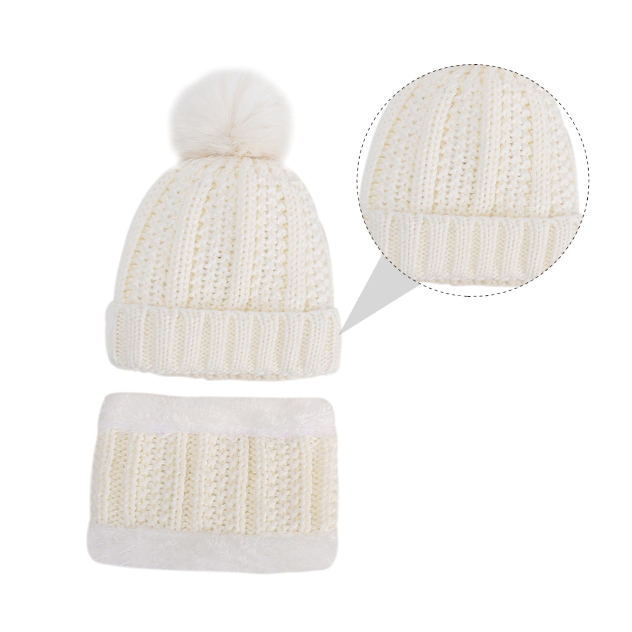 Homoyoyo Gorro Bufanda Sombrero y Adorable para Bebés para Color