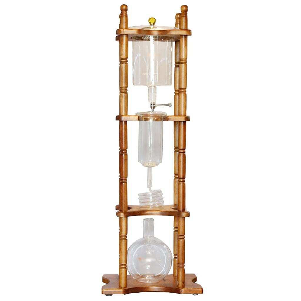 3L/101.4oz Large Capacity Cold Brew Coffee or Iced Tea Maker, Durable Glass Carafe with Filter, Iced Dripper Cold Brew Coffee Tower Perfect 25 Cups Size