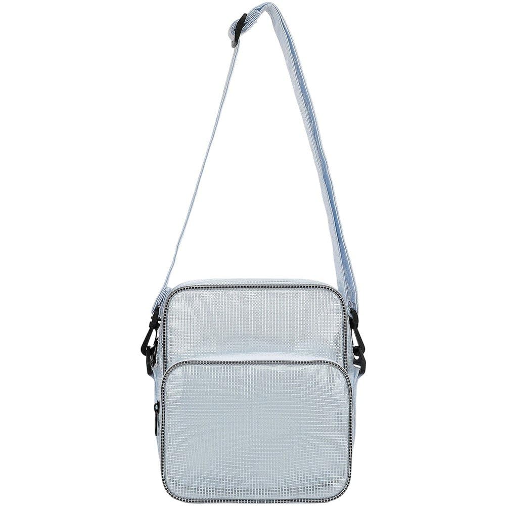 Danlai Anti-static Clear Crossbody Tool Bag, Transparent Organizer Pouch for Cleanroom Engineer Work Travel Daily Carry