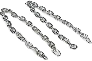 Titan Fitness 6 Foot Heavy Steel Bench Press Chains for Resistance