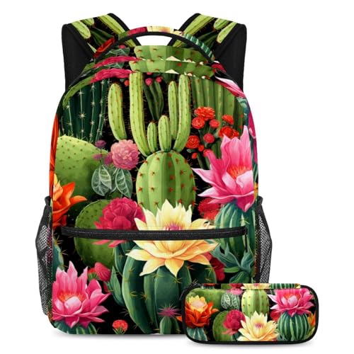 Cartables grande capacité lot pour adolescent étudiant et voyage avec trousse assortie