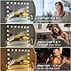FENCHILIN Hollywood Schminkspiegel mit USB Type C Ausgangsanschluss, 3 Modi Einstellbarer Helligkeitsspiegel, Hollywood Spiegel mit Beleuchtung 15 LED Lampen Tisch Schminkspiegel