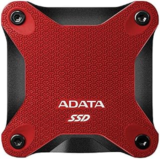 ADATA Entry Series SD600Q: 240GB Red External SSD USB 3.1 Gaming Console Compatible