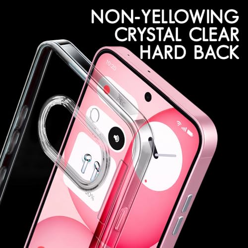 Image of TheGiftKart Ultra-Hybrid Crystal Clear Back Case Cover for Nothing Phone 4a 5G | Shockproof Design | Hard Back Cover Case for Nothing Phone 4a 5G (PC & TPU, Transparent)