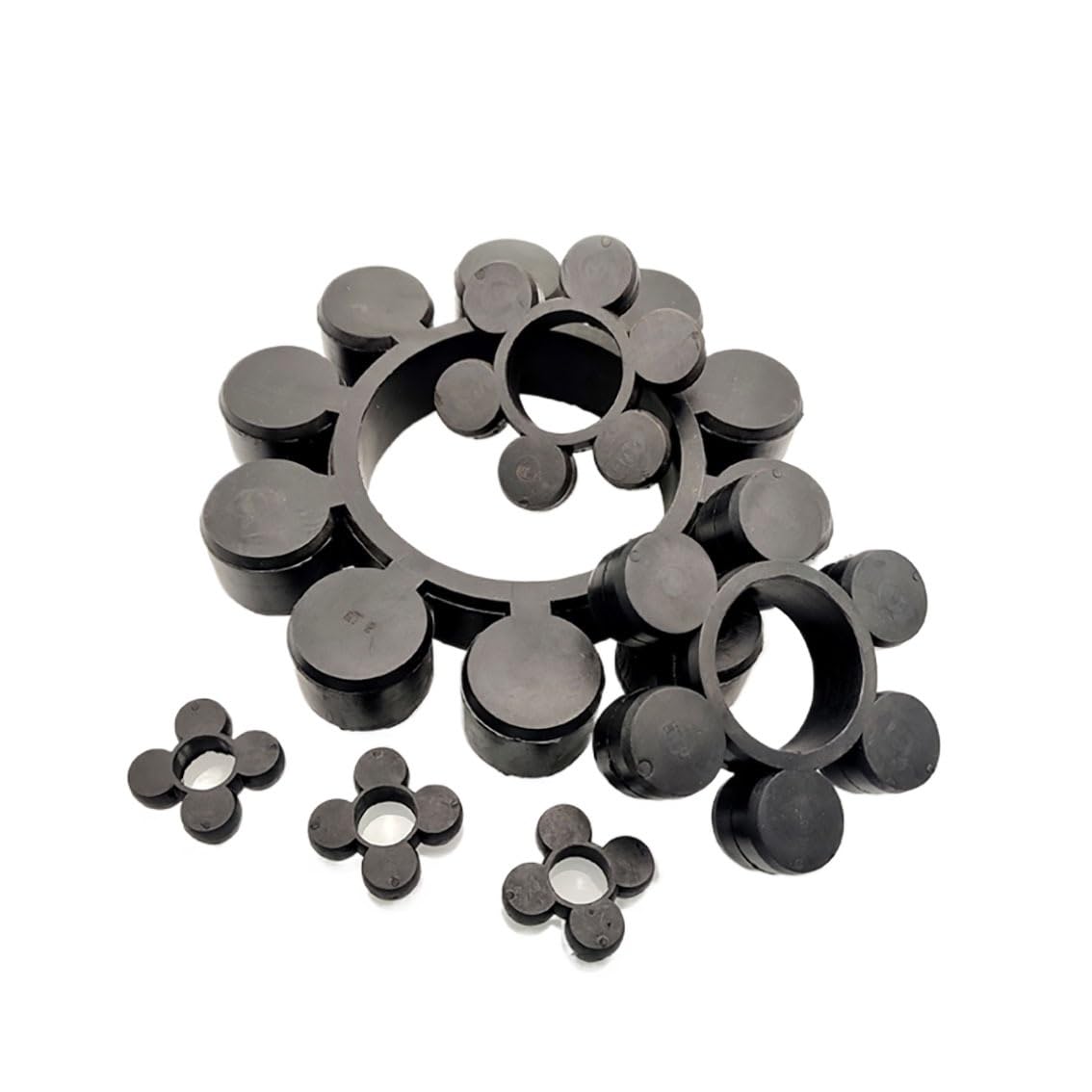 Giunto albero cuscinetto tampone flessibile, 1 pezzo cuscinetti in gomma prugna, anelli di in blocco elastico accoppiamento Guarnizioni MT1 ~ MT13(MT13)