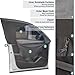 4PCS Car Window Shades with Zipper,Breathable Car Window Cover Baby Window Shades for Car,Camping Essentials Side Window Sun Shade for Privacy Protection Fits Most Cars