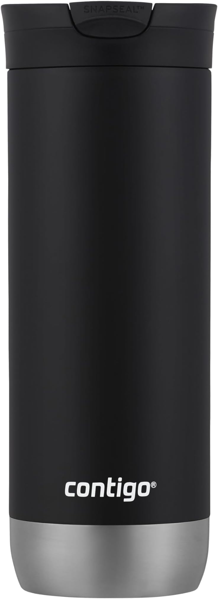 Contigo Snap Seal Insulated Travel Mug, 16 oz, Licorice