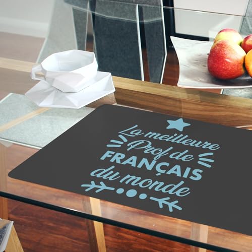 Napperons noir dessous en liège souples grand format pour table de cuisine - 6