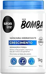 Salon Line, Máscara Capilar, SOS Bomba, Reparação e Força - Todos os Tipos de Cabelos, 1 Kg