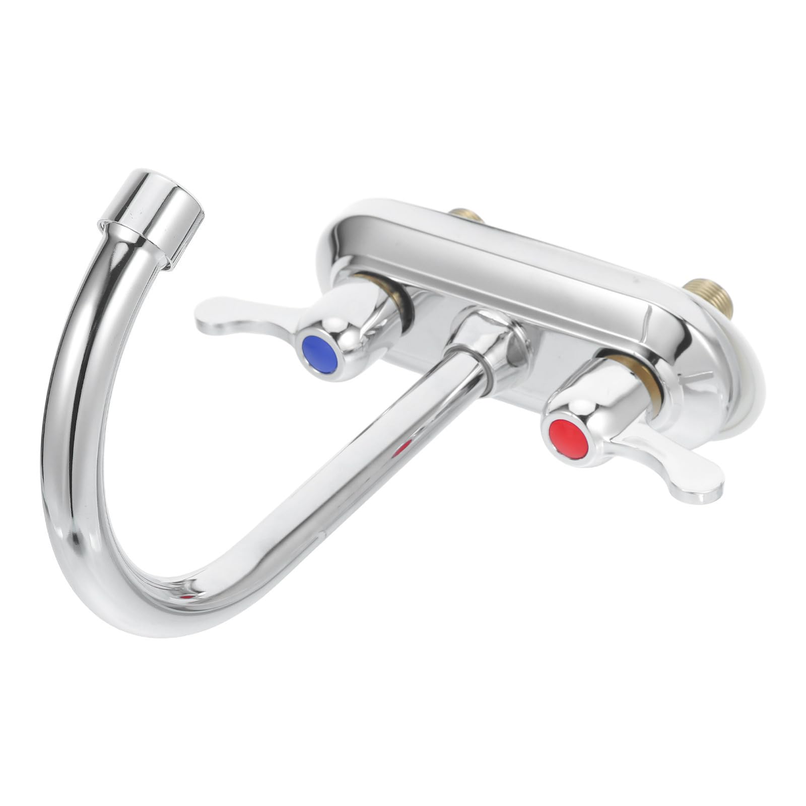 Grifo para Lavabo de Doble Manija Agua Fría y Caliente