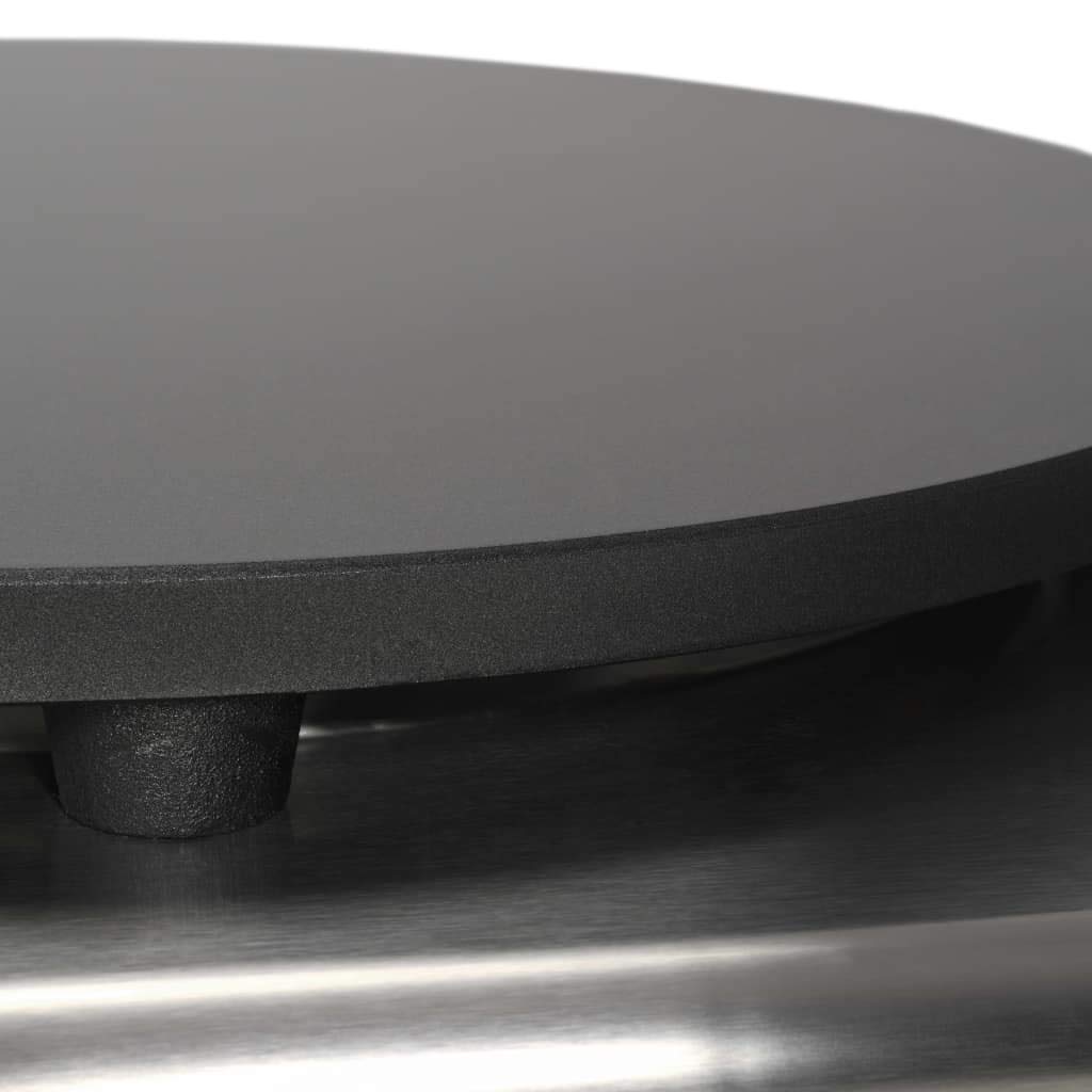 Piastra Elettrica per Crepes Professionale con Vassoio Estraibile 40 cm 3000 W,Crepiera Elettrica Professionale 3000 W 40 cm