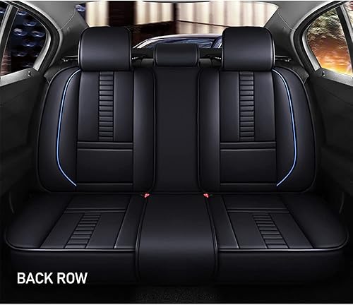 Miniatura 4 de PongChan 5 fundas impermeables para asientos de automóvil para Suzuki Grand Vitara 1999-2013, protectores de asiento delantero y trasero de piel