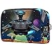Trousse de Toilette Voyage Grande Sac de Toilette cosmétiques Vaisseau Spatial Vaisseau Spatial Dark Space
