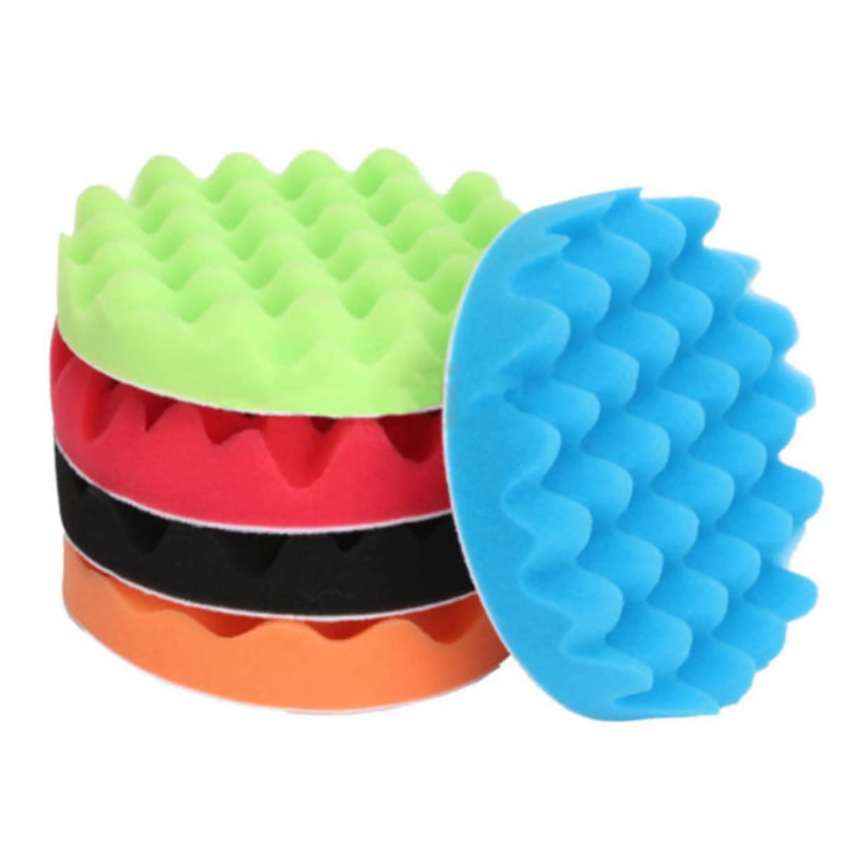 15piezas Almohadillas De Pulido De Kit De Esponjas De Abrillantado y Cera Para Detalle De Coches Accesorios De Pulido y Acabado Para Restaurar Automotriz