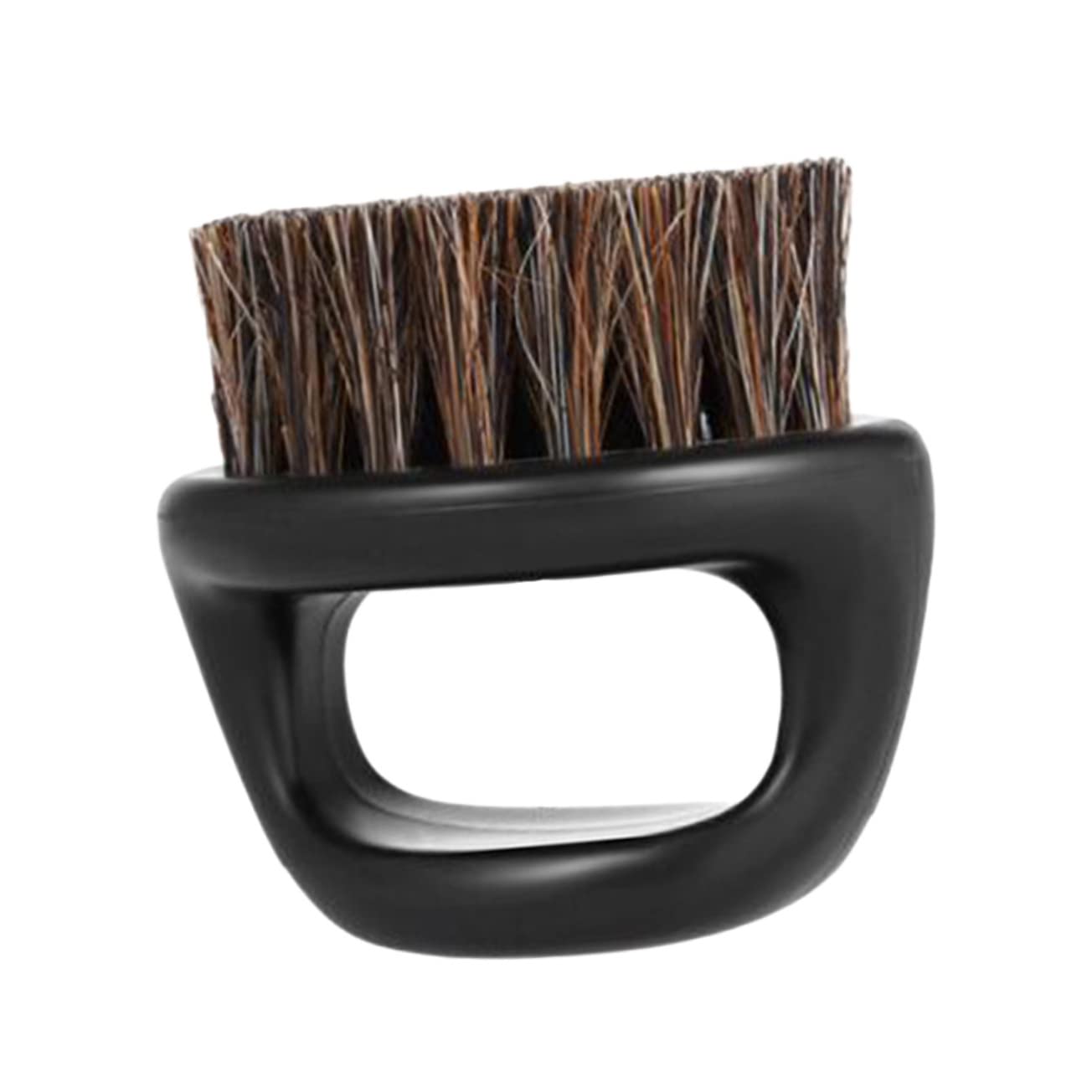 FOMIYES shaving for men beard Barber Hair Sweep Brush barber fade brush barber shaving cleaning brush hair bristle hair comb Grease brush ring wooden shave man